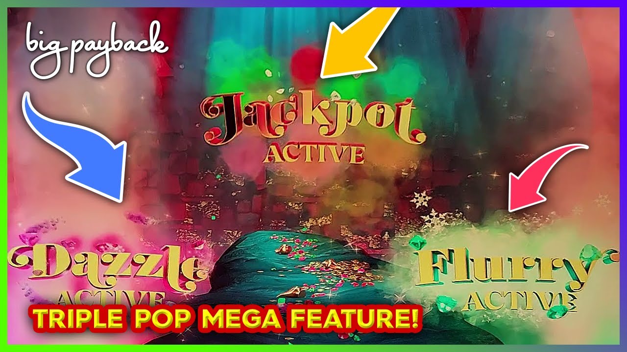 IT HAPPENED! TRIPLE POP MEGA FEATURE on Mystery of the Lamp Slots!
