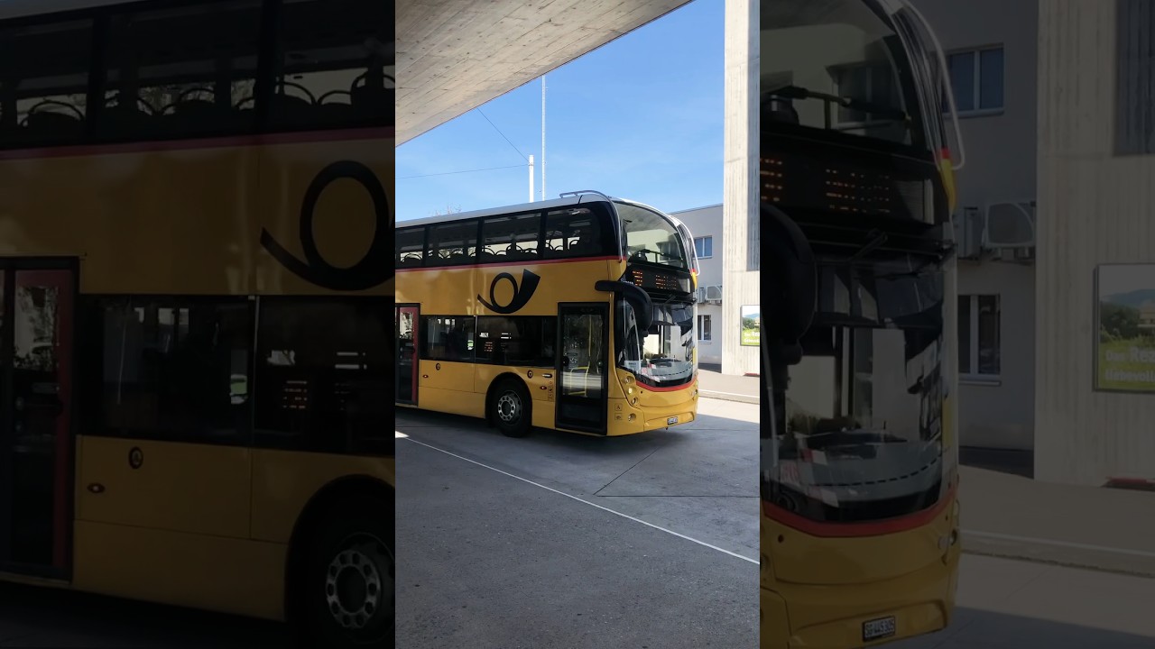 The bus in Buchs SG Switzerland 🇨🇭