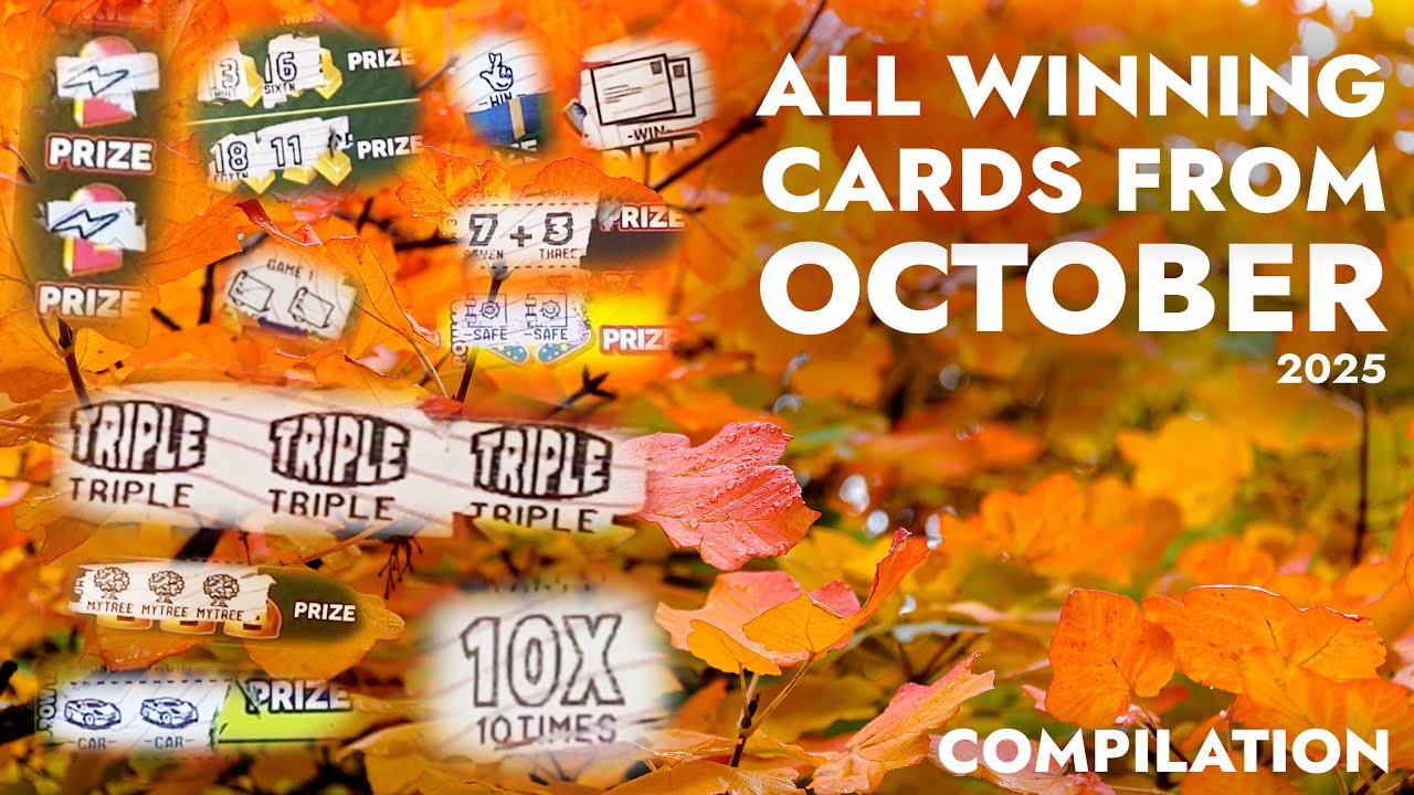 OCTOBER Scratch Card WINS Compilation 🔥🔥 See All The Scratch Cards We Won On #scratchcards