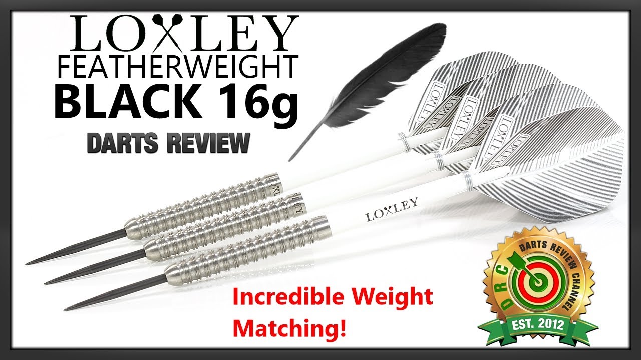 Loxley FEATHERWEIGHT BLACK 16g Darts Review Incredible Weight Matching