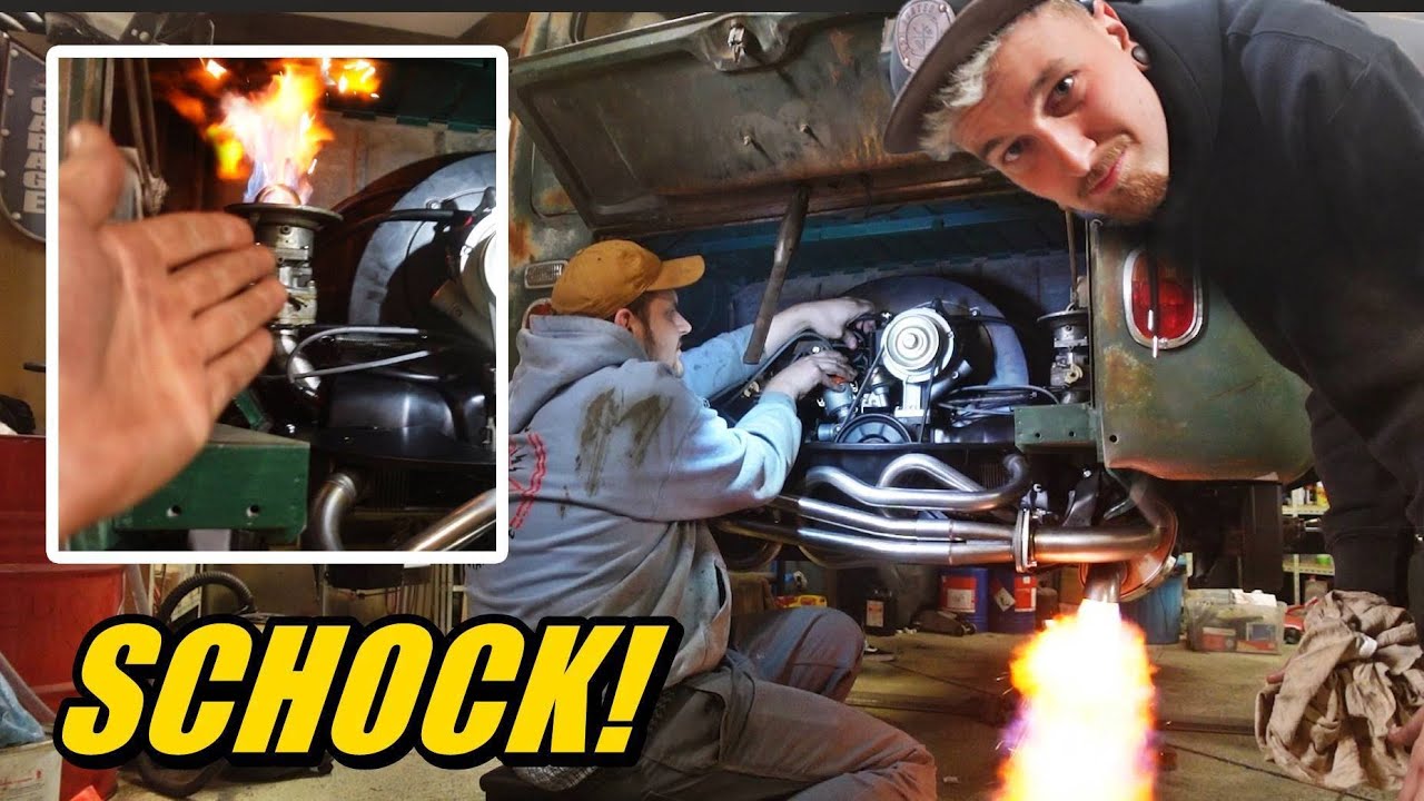 Neuer Motor BRENNT und SPUCKT FLAMMEN beim ersten Start!