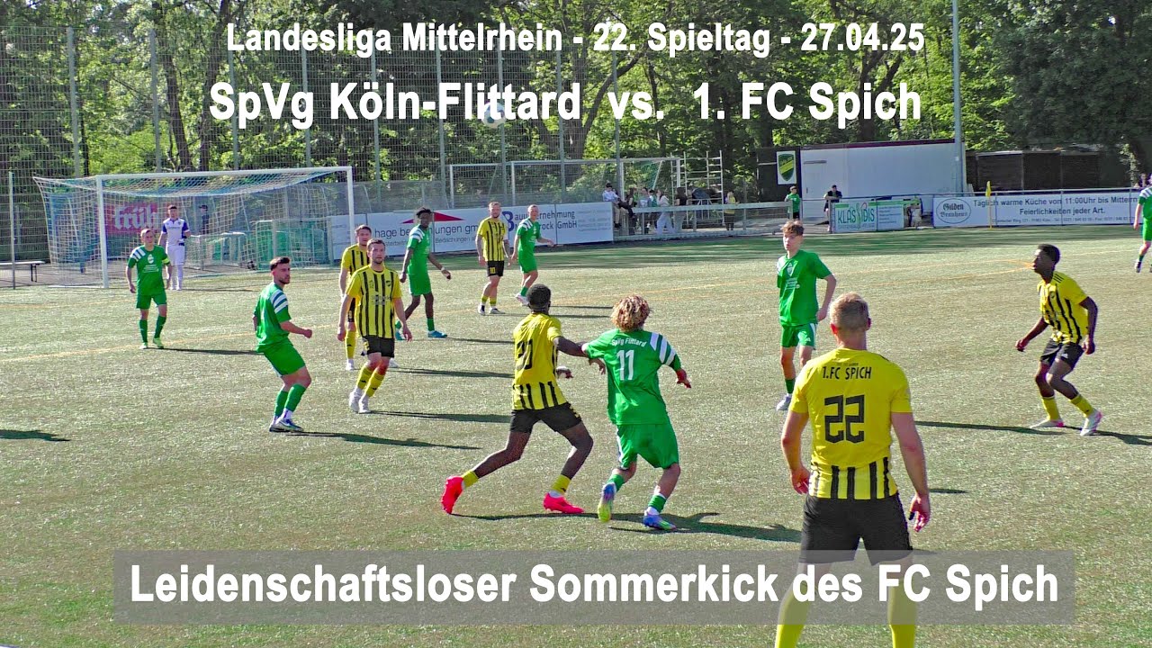 Fussball Landesliga Mittelrhein SpVg Köln Flittard vs. 1. FC Spich