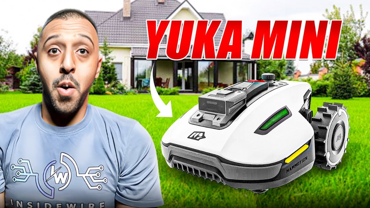 This Robot Mower Cuts Lawns with AI! | Mammotion YUKA Mini In-Action Demo