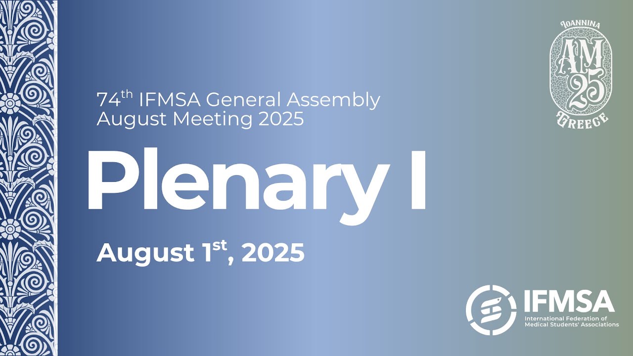 August Meeting 2025 | Plenary I | Ioannina, Greece