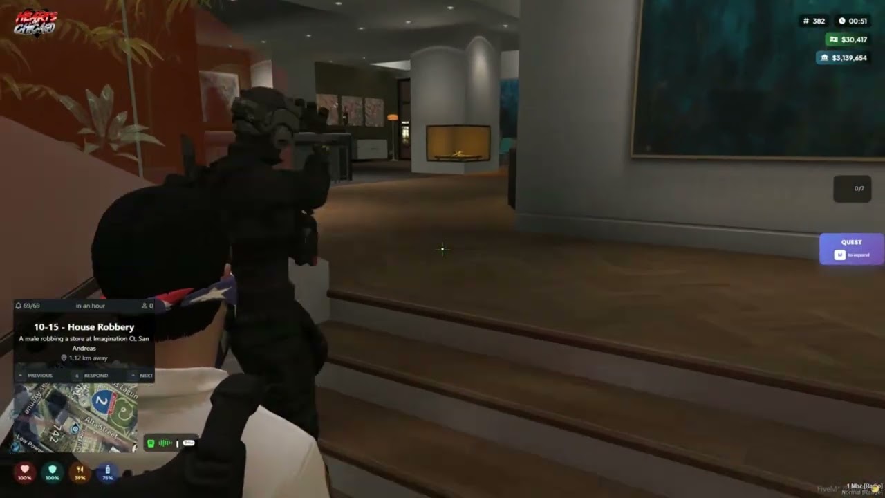 Home Invasion Turns Violent! INSANE Knife Standoff &ndash; GTA 5 FiveM Police RP