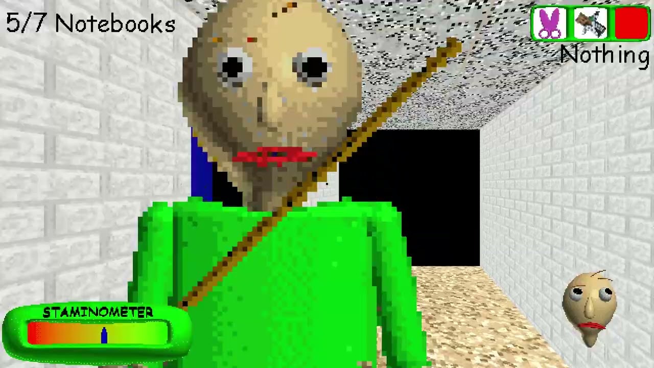 i can't leave i have tried to many times-Baldi's Basics Classic Remastered
