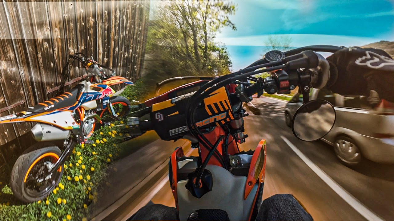 KTM EXC 450 RAW - BRUTAL SOUND (4K)