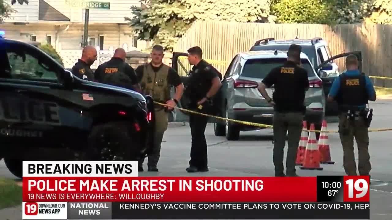 Suspect arrested after shooting near Willoughby apartment complex