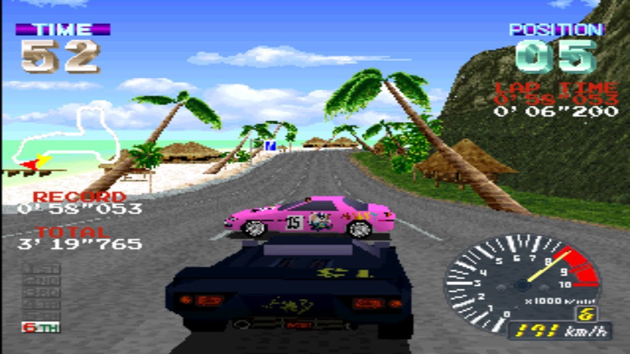 Pocket Racer (ポケットレーサー) - Arcade - 13th Racing Car - (Normal Car) - Seaside Course - Full Race
