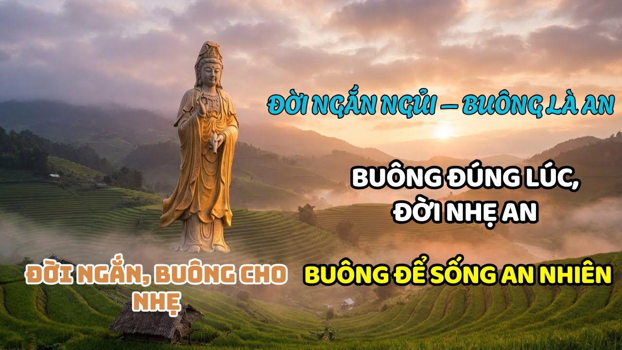 Đời Người Ngắn Ngủi | Phật Dạy Buông Đúng Lúc, Sống Nhẹ Mới An Nhiên