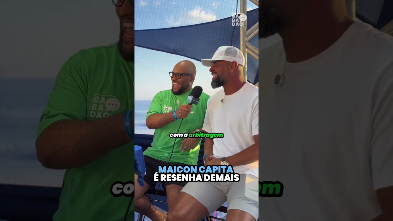 Comandando uma LIVE na Liga de Futevôlei com o MAICON CAPITÃ na resenha! 