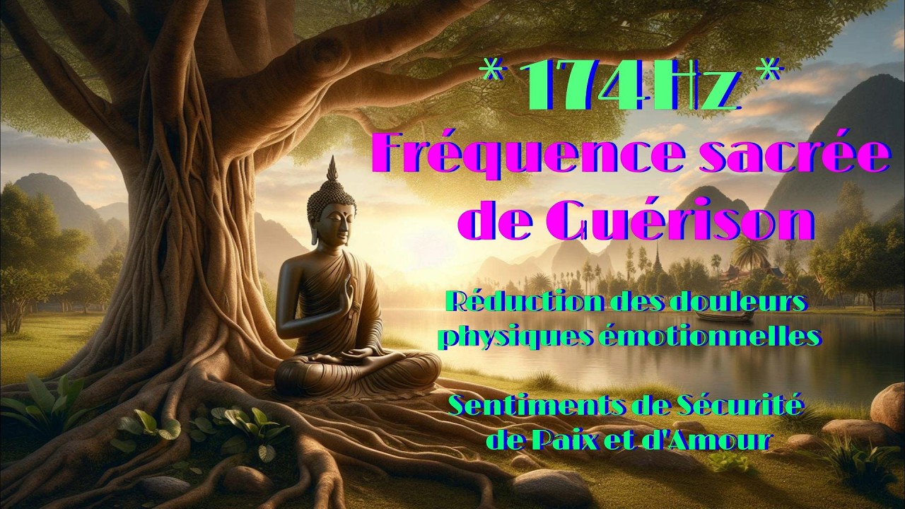 174Hz Fréquence Sacrée De Guérison  Réductions Douleurs Physiques Émotionnelles - Sécurité et Amour