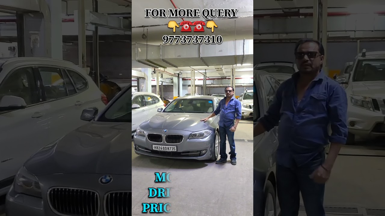 BMW 523i {GREY COLOUR} | 2010 MODEL | PETROL | AUTOMATIC | CALL US - 9773737310 @BabaLuxuryCar