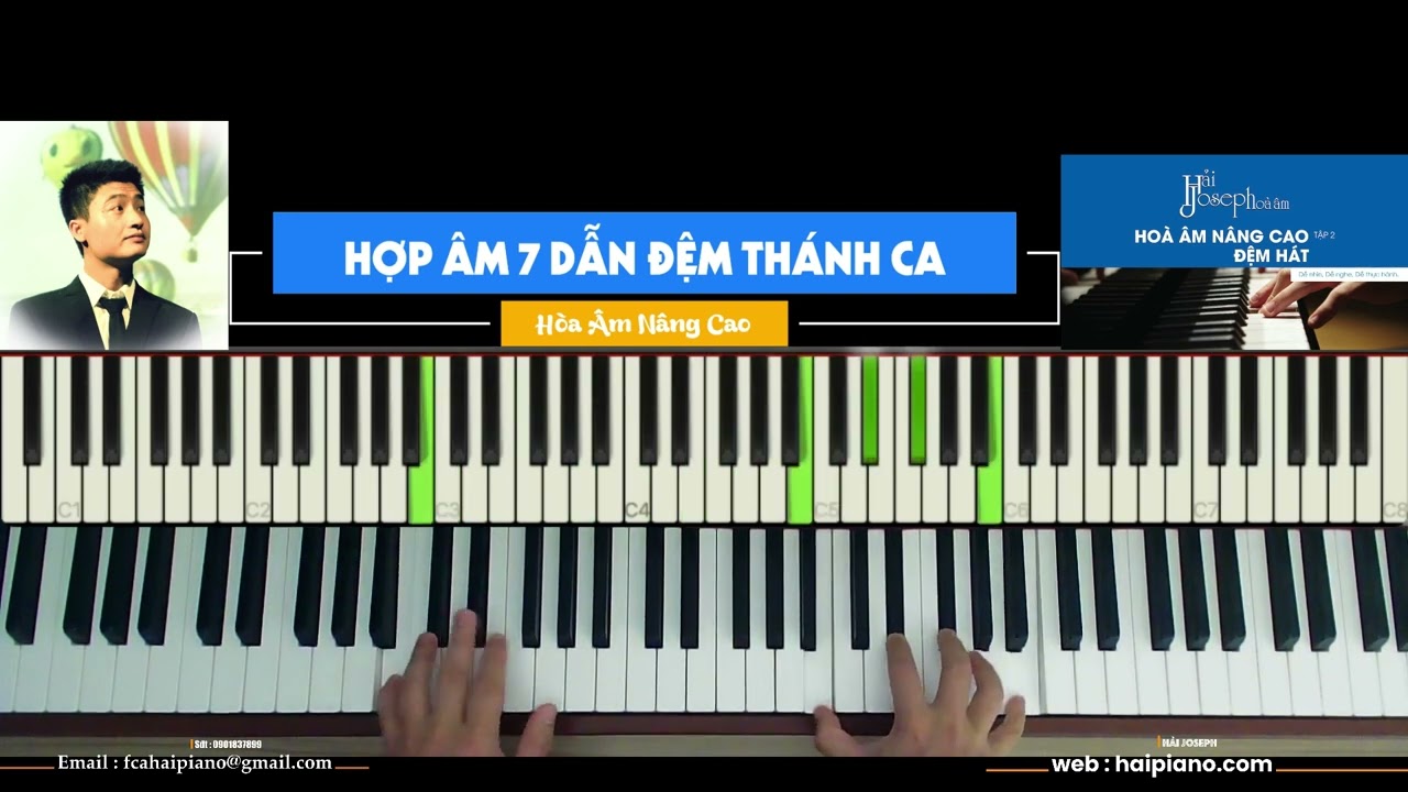MẪU HỢP ÂM 7 DẪN KHI ĐỆM THÁNH CA | Hoà âm nâng cao | Hải Joseph |