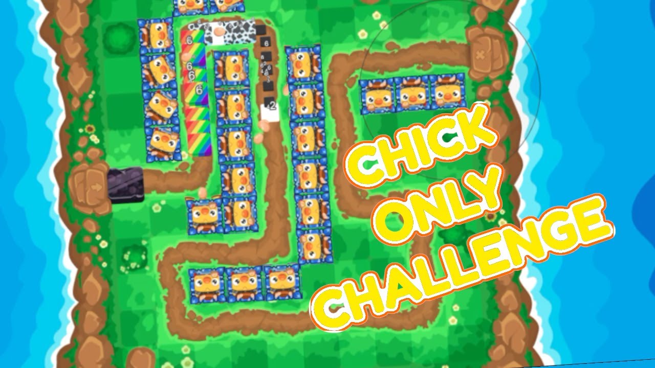 CHICK-ONLY CHALLENGE!! | Blooket Tower Defense 2
