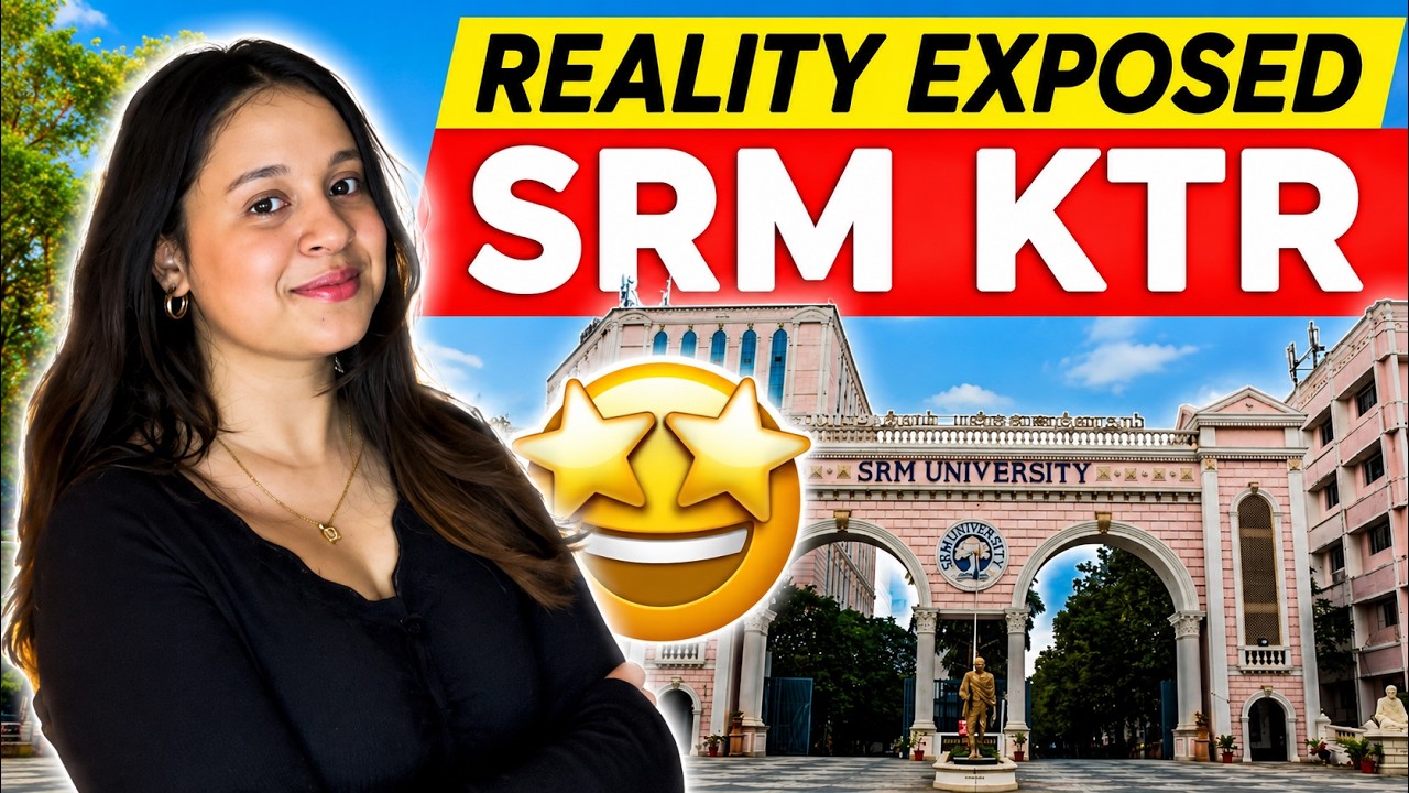 SRM University BTech Honest Review | SRM KTR Admission Process | Scholarship | Placement | Campus