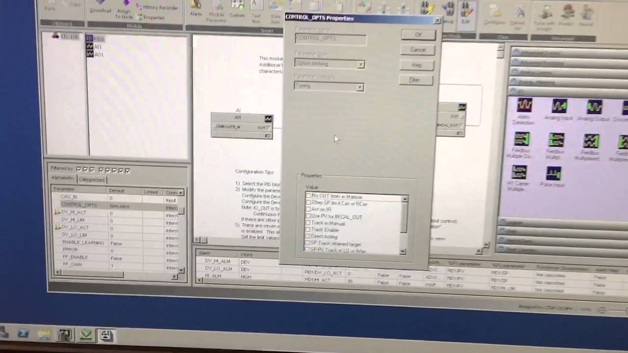 Setting up and verifying a PID block -- DeltaV 12.3.1