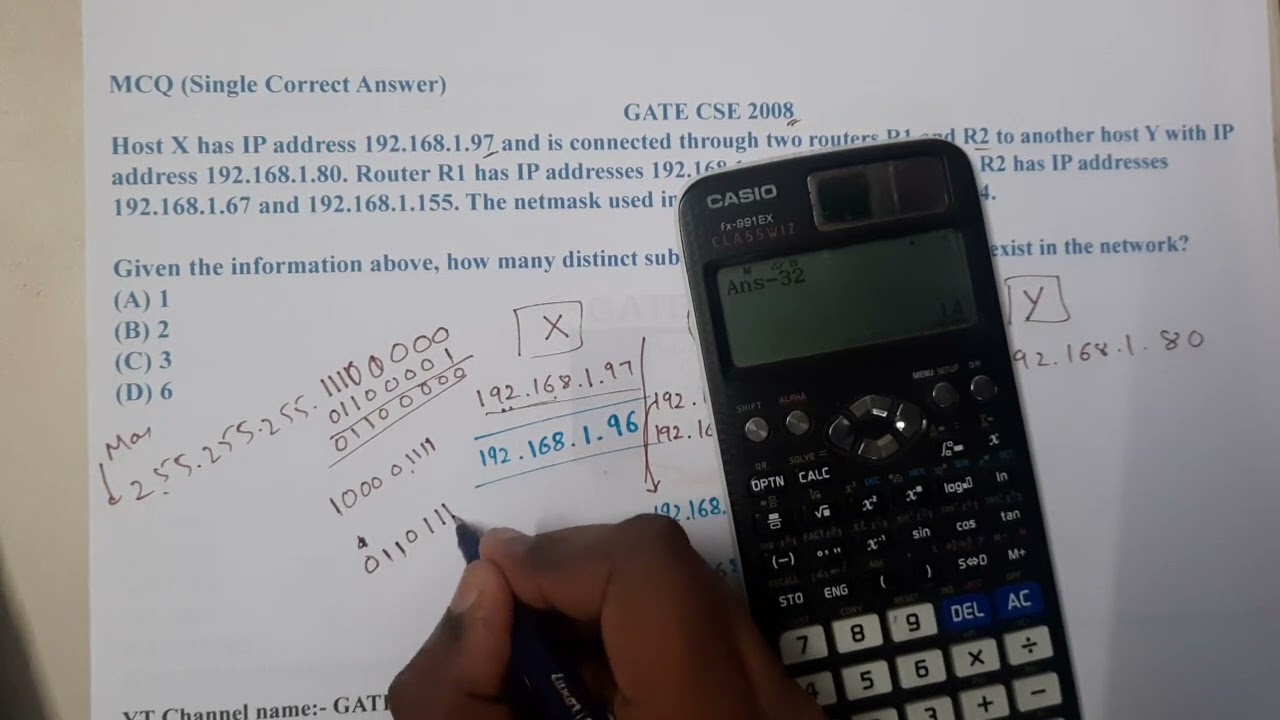 GATE CSE 2008 || Computer Networks || GATE Insights Version: CSE