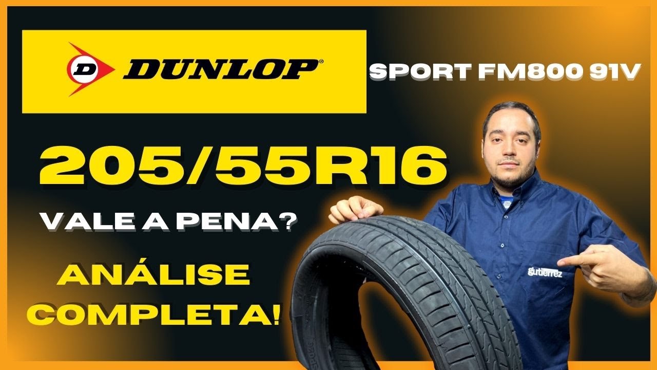 Pneu 205/55R16 Dunlop SP Sport FM800 91V