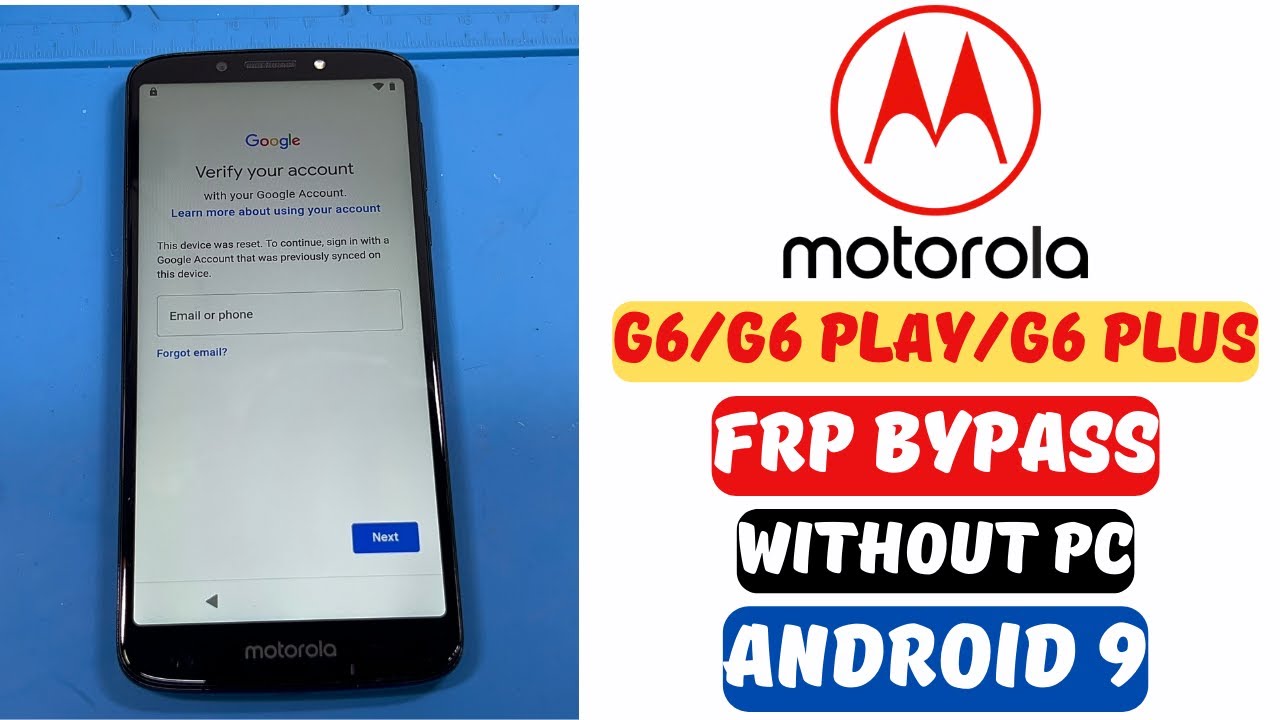 Latest Trick!!! Motorola Moto G6/G6 Play /G6 Plus Frp/Gogle Account Bypass Android 9 Without PC #frp