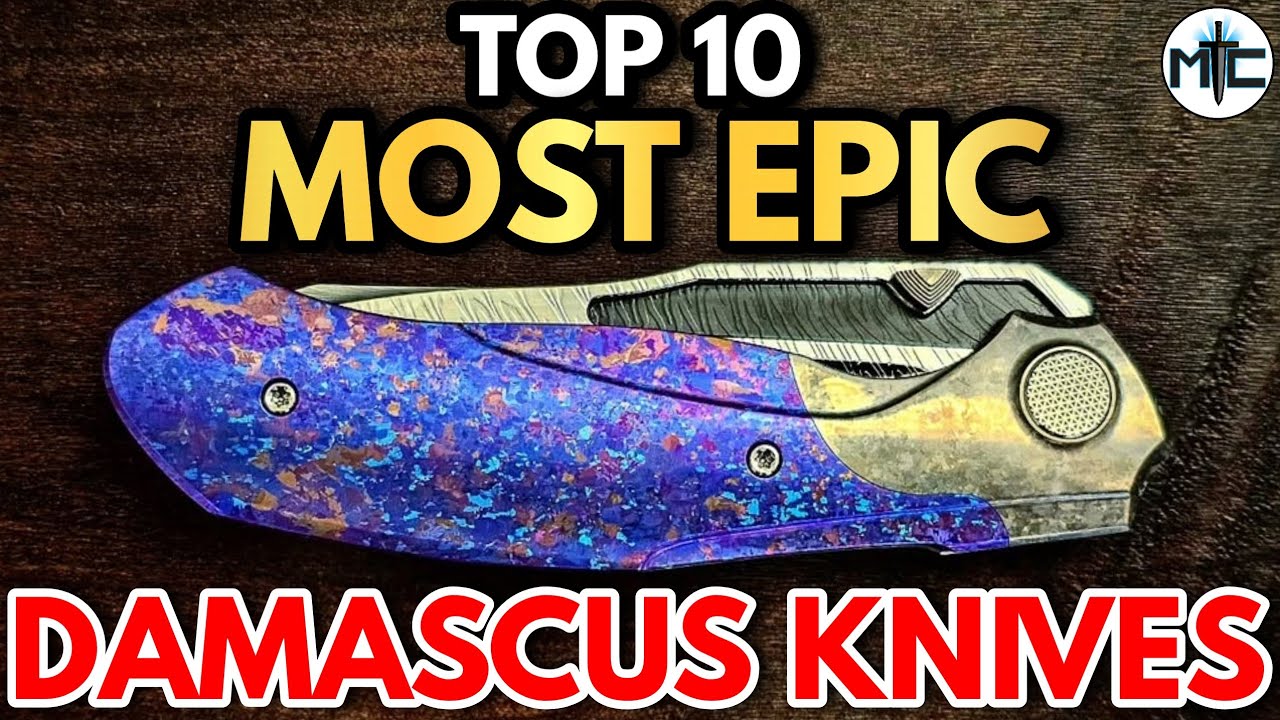 The TOP 10 MOST EPIC High End Damascus Knives In My Collection! 
