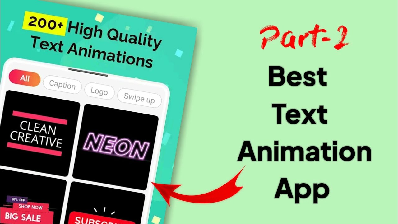 Part2- Best Text Animation App Ever || Animated Text Maker App