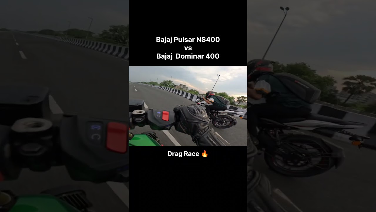 Dominar 400 vs Pulsar NS400 #superbike #dragracing #shorts #ns400 #dominar400