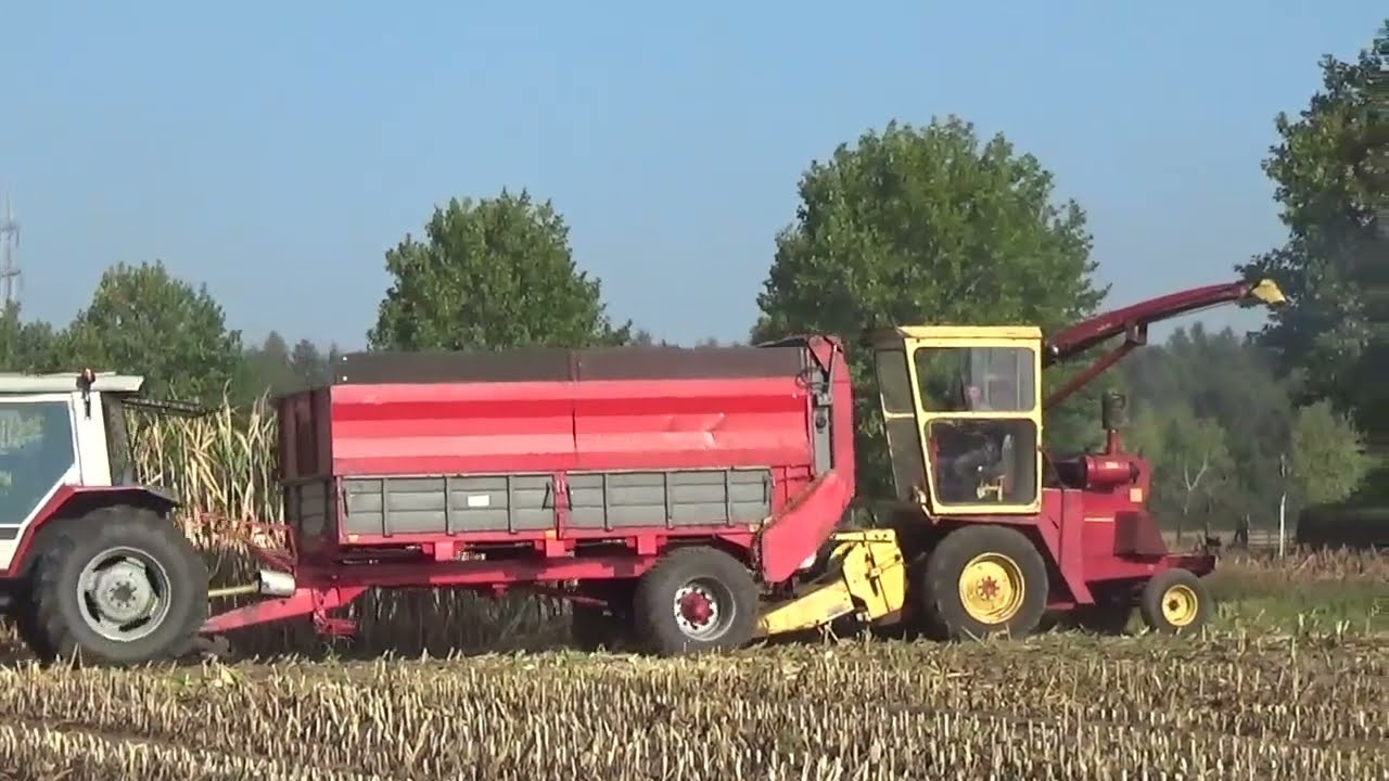 Team Buzze mais hakselen - Hesston 7420 - New Holland 1880 - Fendt Farmer 102 - Steyr 650
