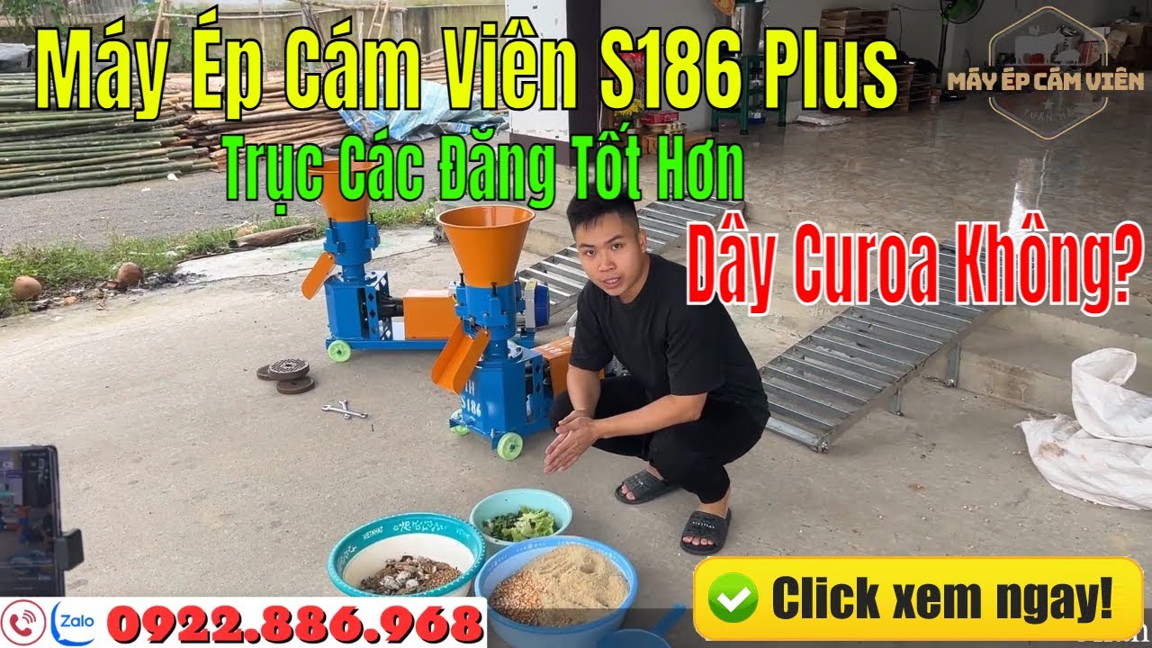 Báo Giá Máy Ép Cám Viên Mini Giá Đình S186 Plus