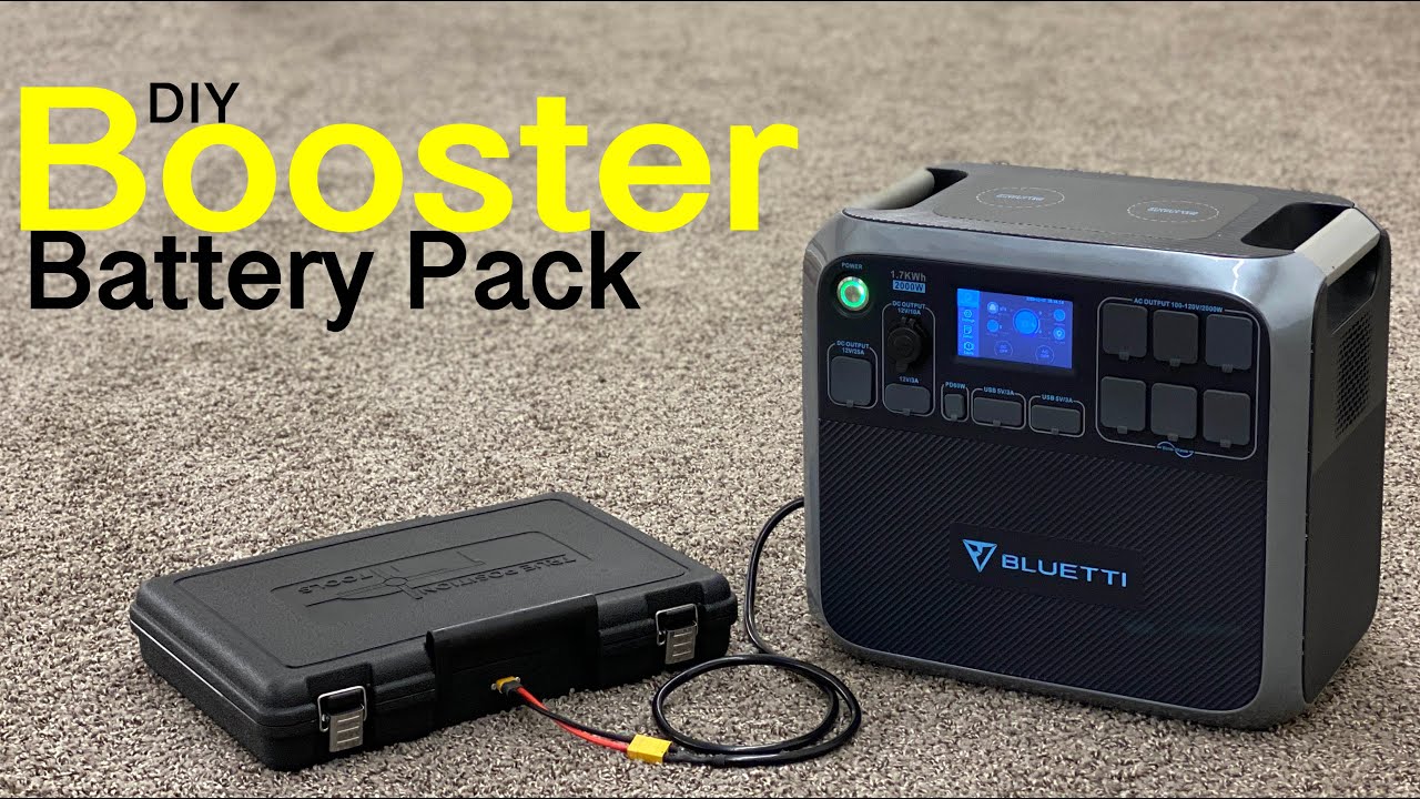 Bluetti AC200 DIY Booster Battery Pack Build Project
