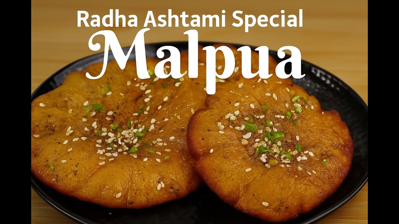 Radha Ashtami Special Atta Malpua Recipe | Soft & Crispy Malpua Banane Ka Aasan Tarika |