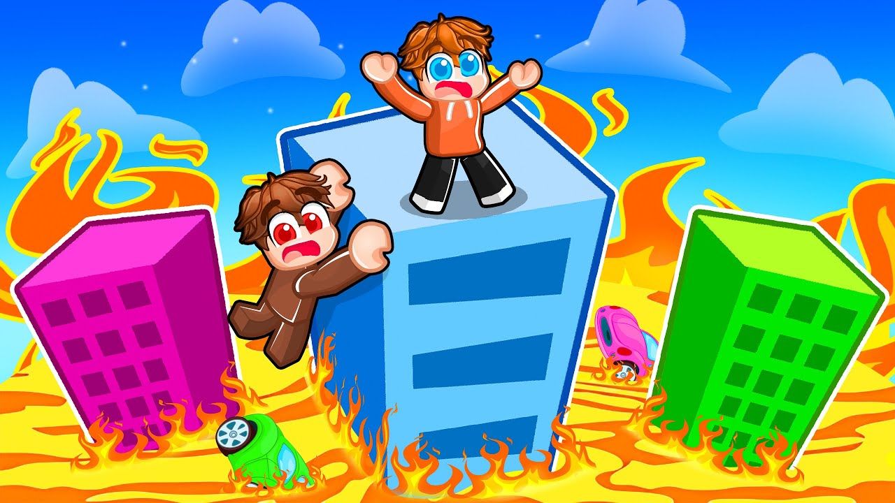 FLOOR IS LAVA in Roblox!