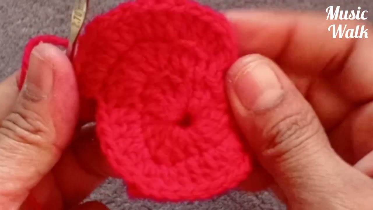 Crochet valentine's heart ❤️ | Matching family | Walk 