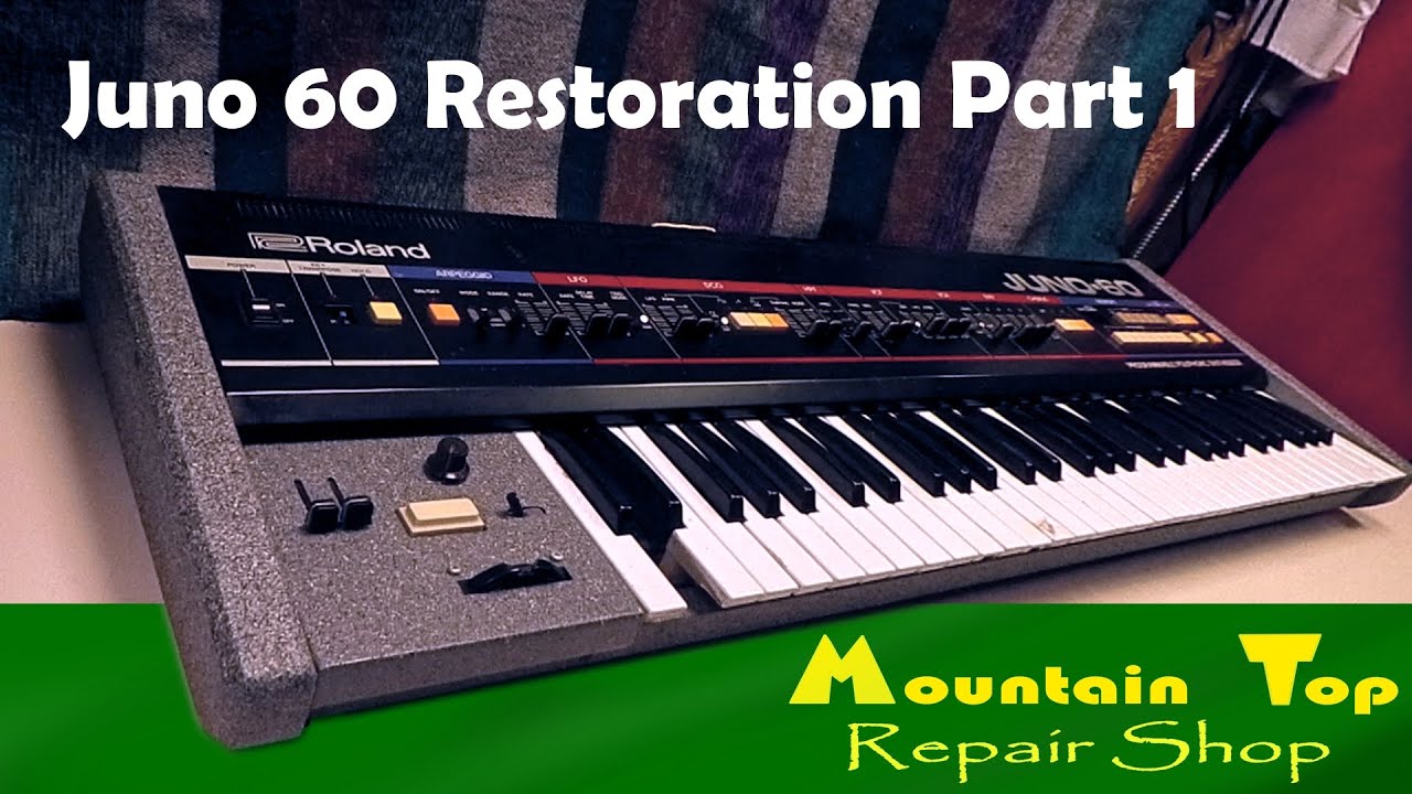 Roland Juno 60 Restoration Part 1 - MTRS - Vintage Synthesizer Series