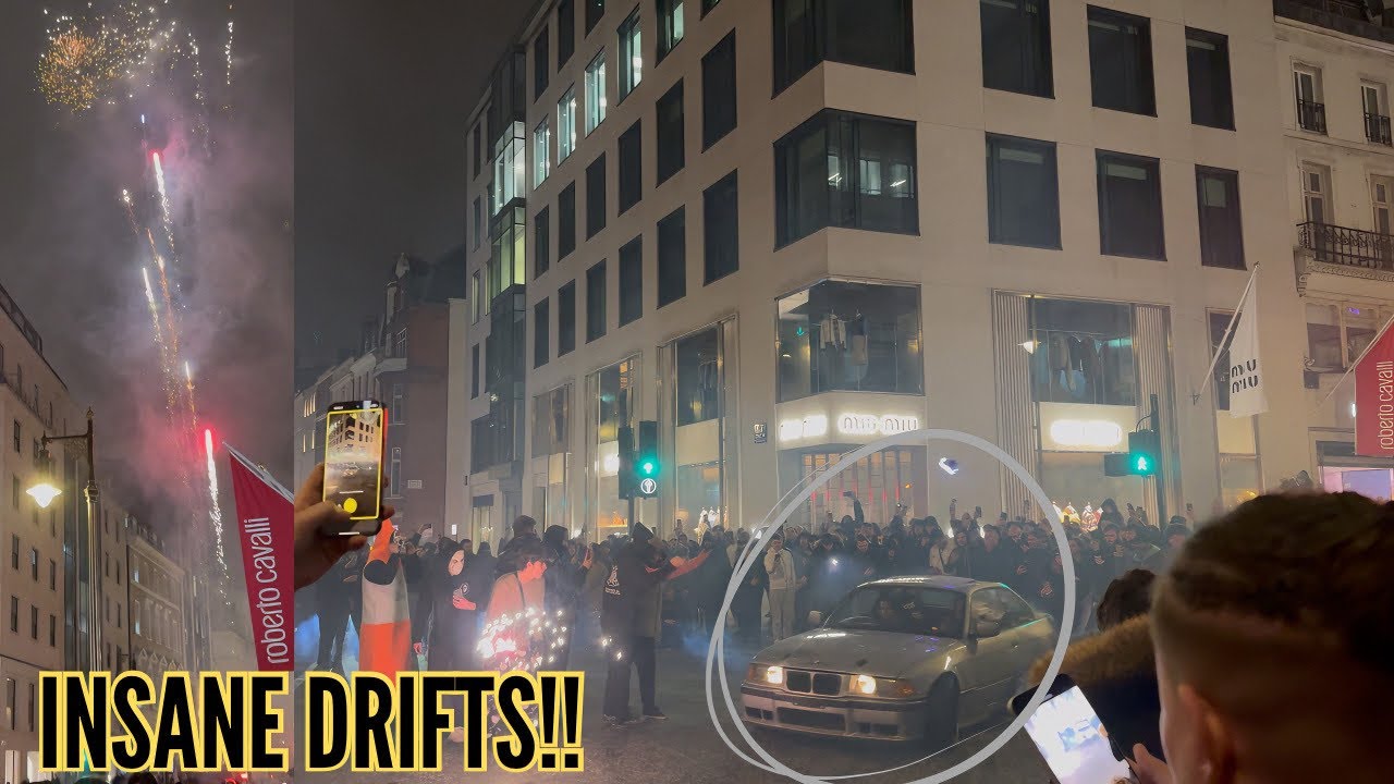 CRAZY TUNER CAR MEET SHUTDOWN IN LONDON! DRIFTS, BURNOUTS & CHAOS!