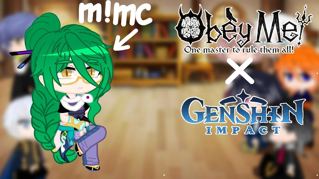 obey me react to m!mc as Baizhu (GCRV) (Obey Me x Genshin Impact) (AU)