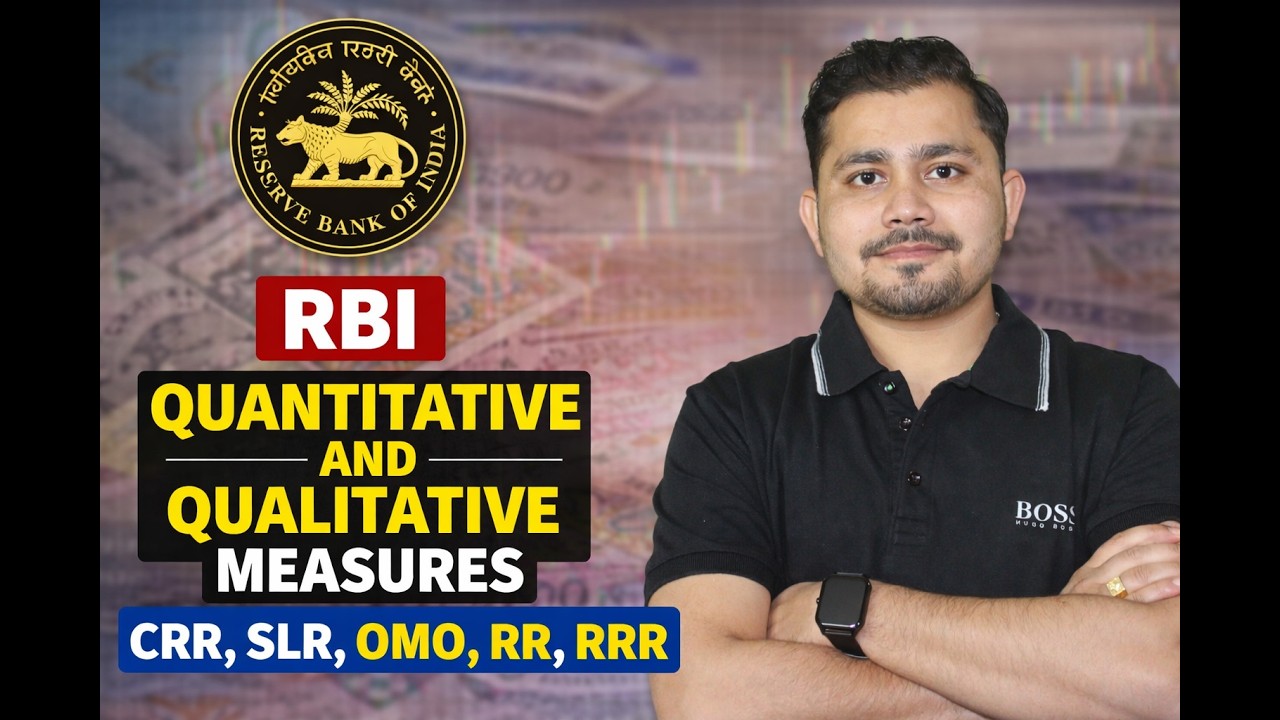 RBI - QUANTITATIVE & QUALITATIVE MEASURES | ECONOMICS | BY SUNIL SIR
