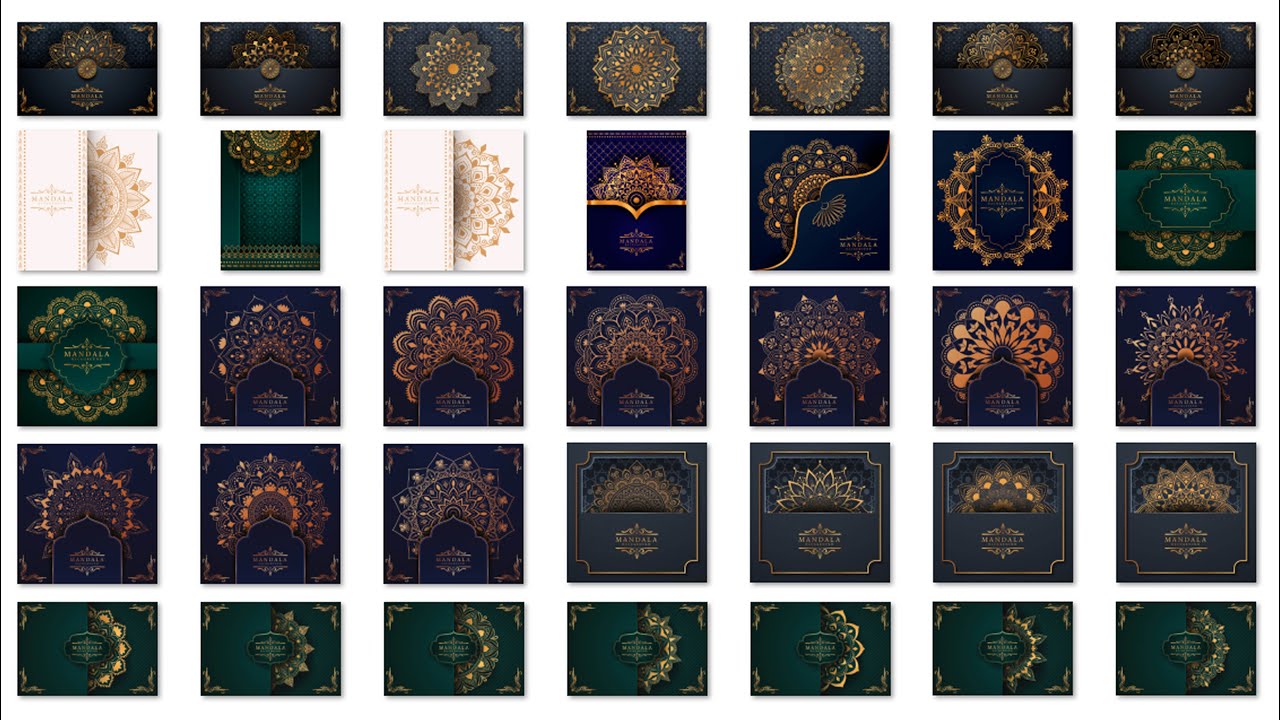 Luxury Decorative Background | Mandala designs vector files | EPS and JPEG