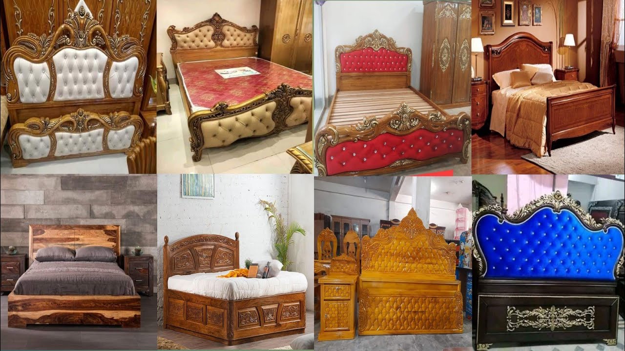 Tufted Headboard Bed Design || New Model Bed Design Images || New And Trendy Bed Design