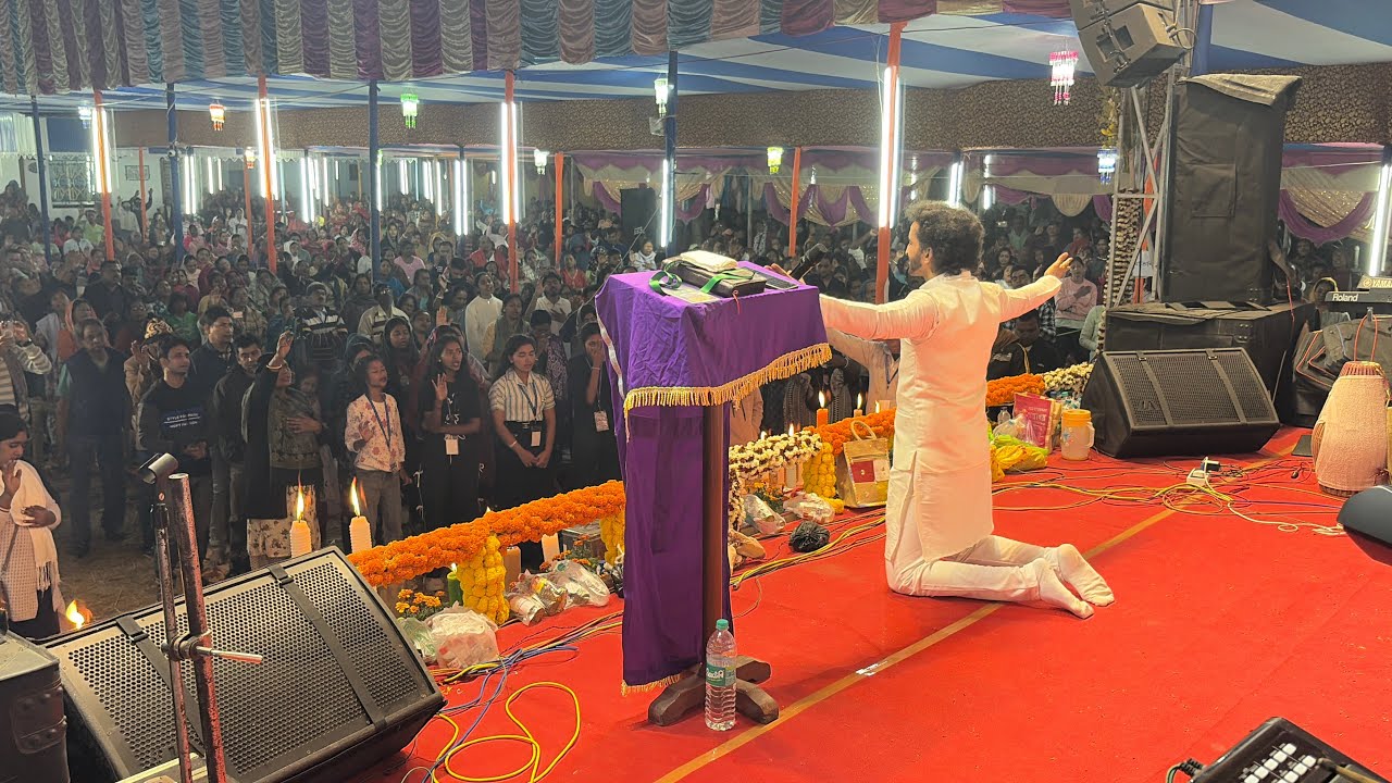 Brother Parram Bhattacharjee Worship || Hey Sodaprobhu Bahinigoner Ishwar ♥️ || Christian worship 🥰