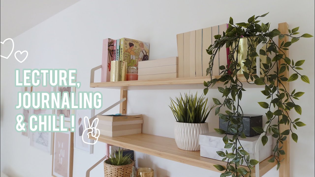 LECTURE, JOURNALING & CHILL ◆ VLOG #9 📚