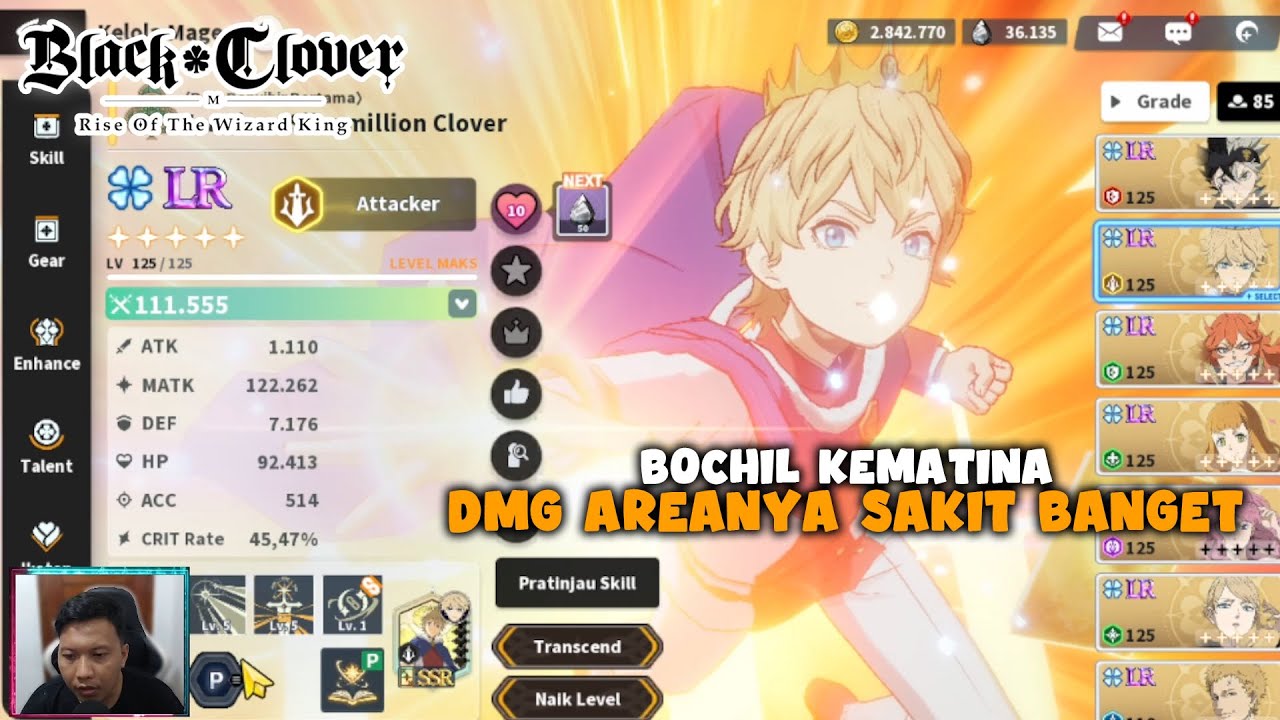 Showcase Lumiere MAX BUILD - Black Clover M