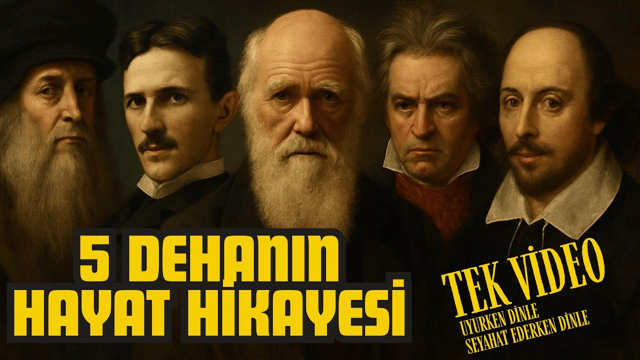 Tarihin En Büyük 5 Dahisi | Tesla, Beethoven, Darwin, Da Vinci ve Shakespeare