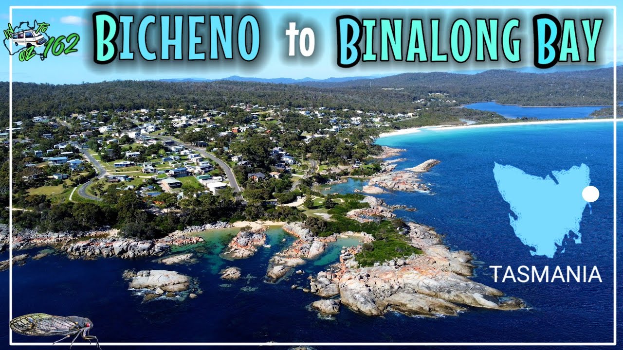 Tasmania-Bicheno to Binalong Bay.ep 162