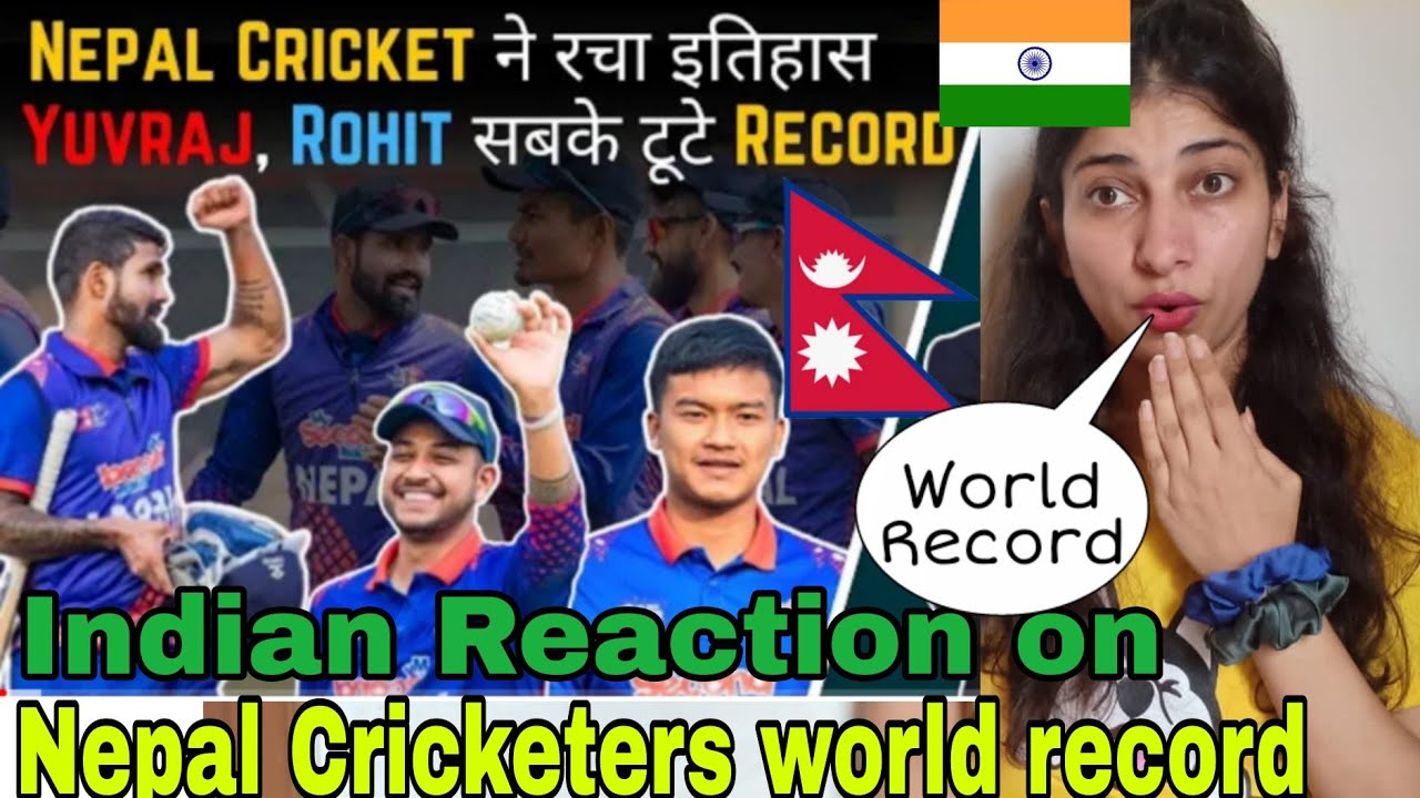 INDIAN Reaction on Nepal|Nepali Cricketers World Record in Cricket history| Crazzy Pikku