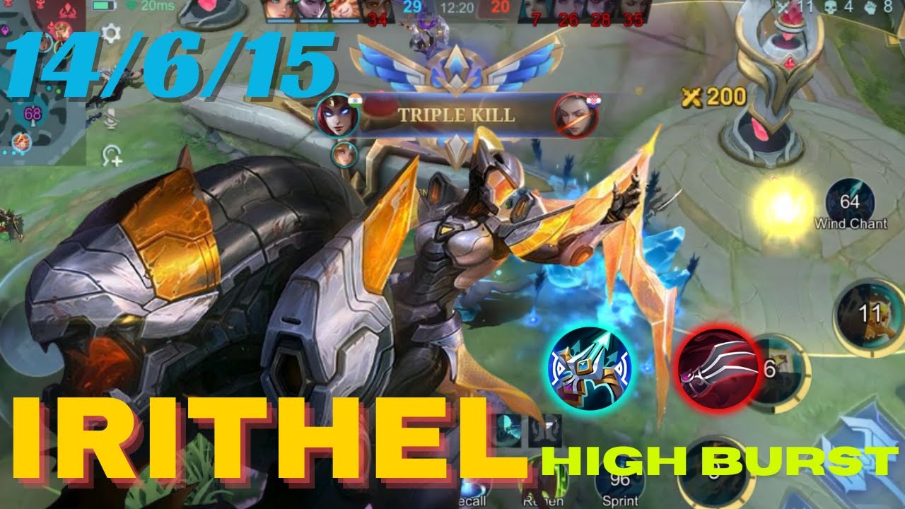 High Burst! Buffed Irithel high damage | MOBILE LEGENDS