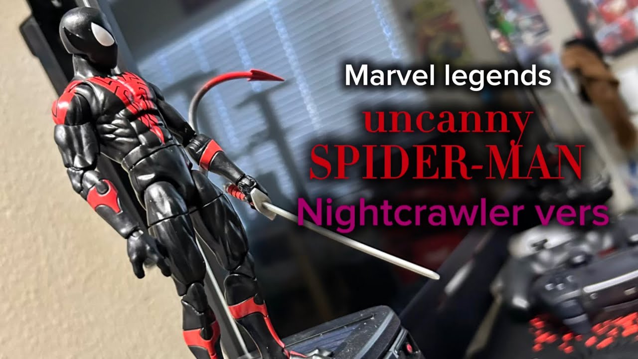 Spider-Man (night crawler) marvel legends review!