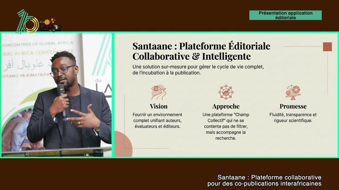 10ans LASPAD+4ans Global Africa Journée 3 - Présentation de l'application SANTAANE