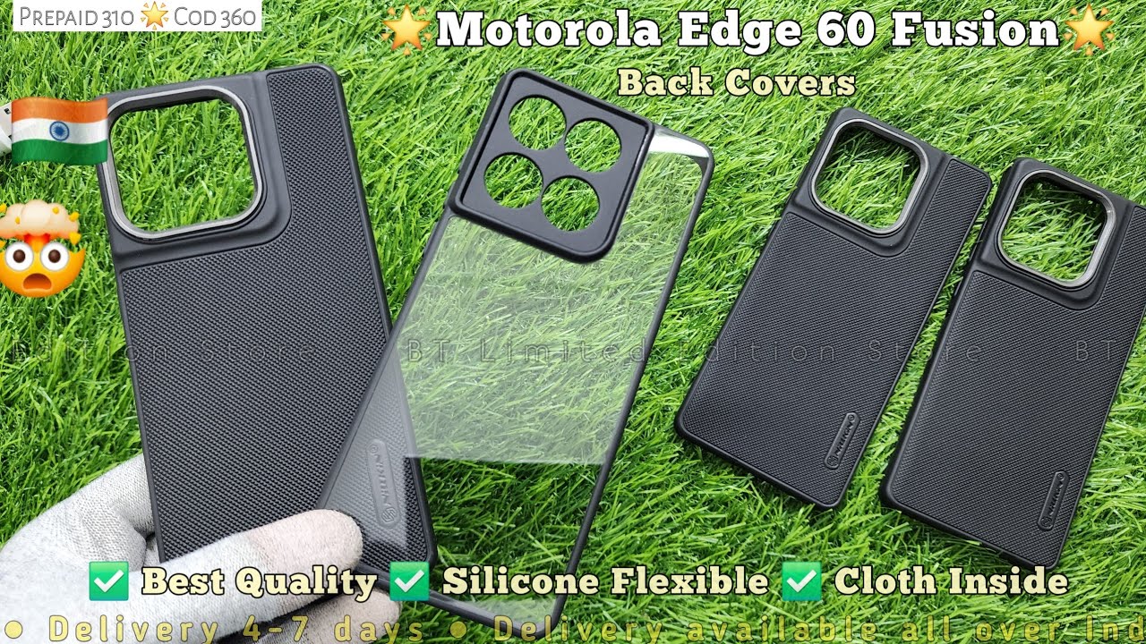 Motorola Edge 60 Fusion Back Cover ! Moto Edge 60 Fusion Back Cover