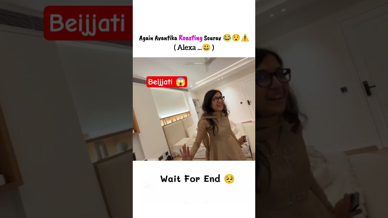 Avantika Roasting Sourav Again 🤣😯⚠️@souravjvlogs #souravjoshivlogs #avantika #roastvideo